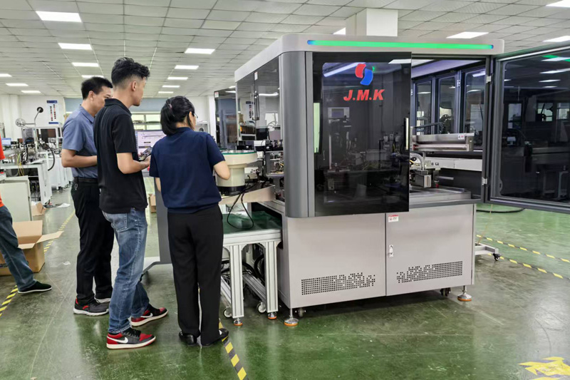 Fujikura Thailand Factory Manager Visits to Evaluate JM600 Wire Harness Processing Machine